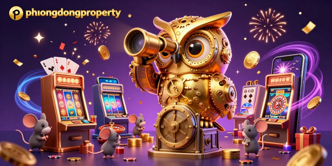 phuongdongproperty engages players with thrilling casino experience featuring a golden owl and vibrant games