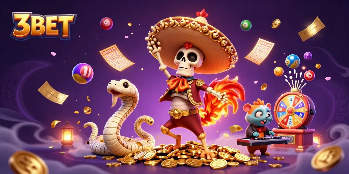 Engage with 3BET's vibrant online casino world featuring thrilling characters and exciting gameplay.