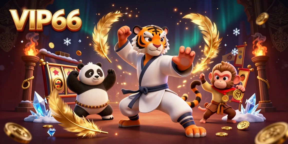 Engage in thrilling games at VIP66, featuring dynamic slots and a colorful casino atmosphere.
