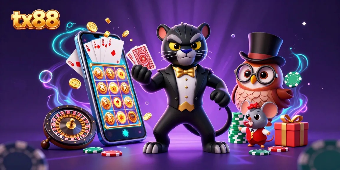 Experience thrilling games and winning opportunities at tx88’s vibrant casino scene.