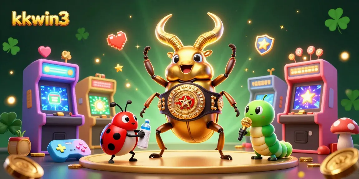 kkwin3 offers thrilling casino experiences featuring vibrant characters in a dynamic gaming scene.