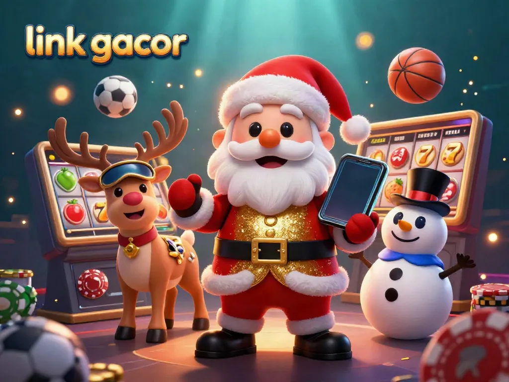 Experience thrilling moments in gaming with link gacor on 3D cartoon Santa's slots adventure.