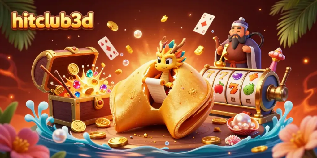 Engage in thrilling gameplay at hitclub3d with a rich illustration featuring vibrant casino elements.
