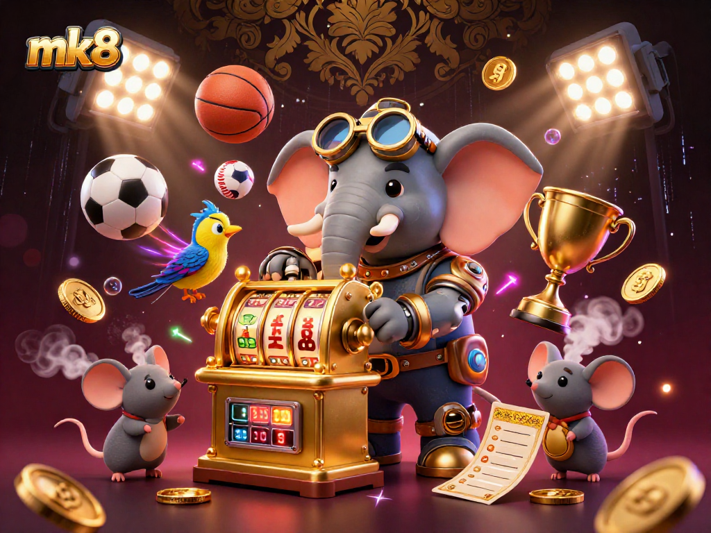 Spin and win with mk8 at a thrilling steampunk-themed casino experience full of action.