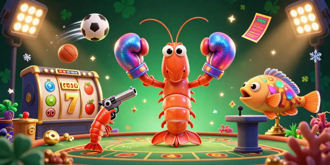 Engage in the thrilling world of o8 casino gaming with a vibrant scene featuring 3D characters and dynamic gambling elements.
