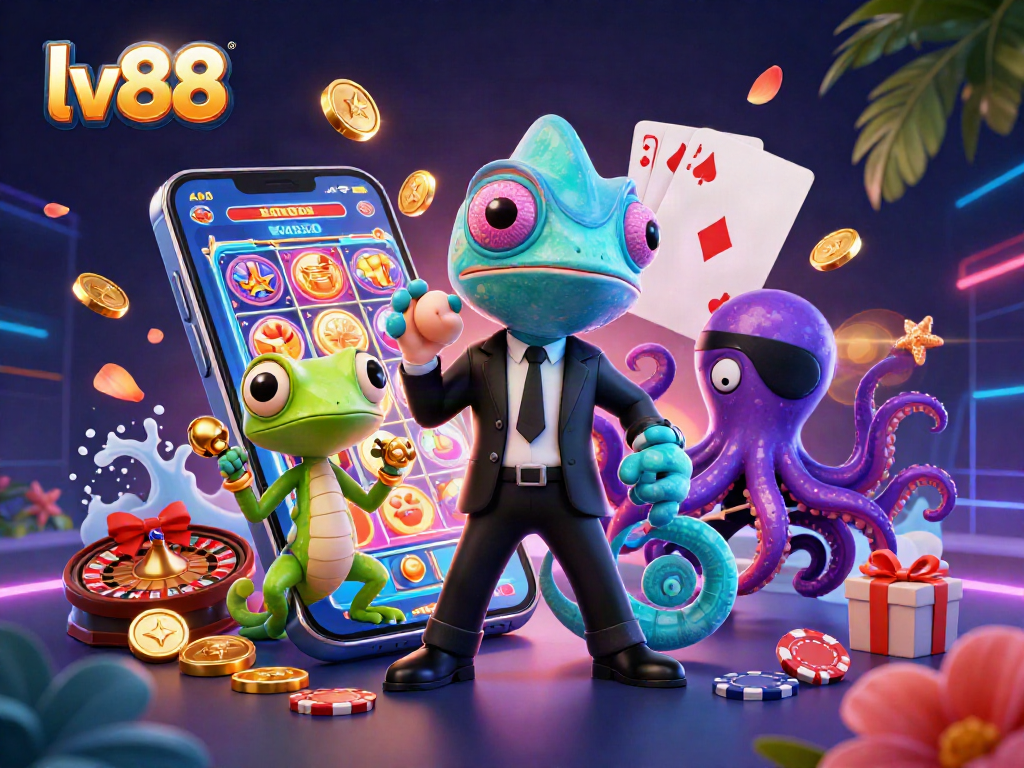 Experience thrilling action at lv88 with a secret agent chameleon, a tech-savvy gecko, and more!
