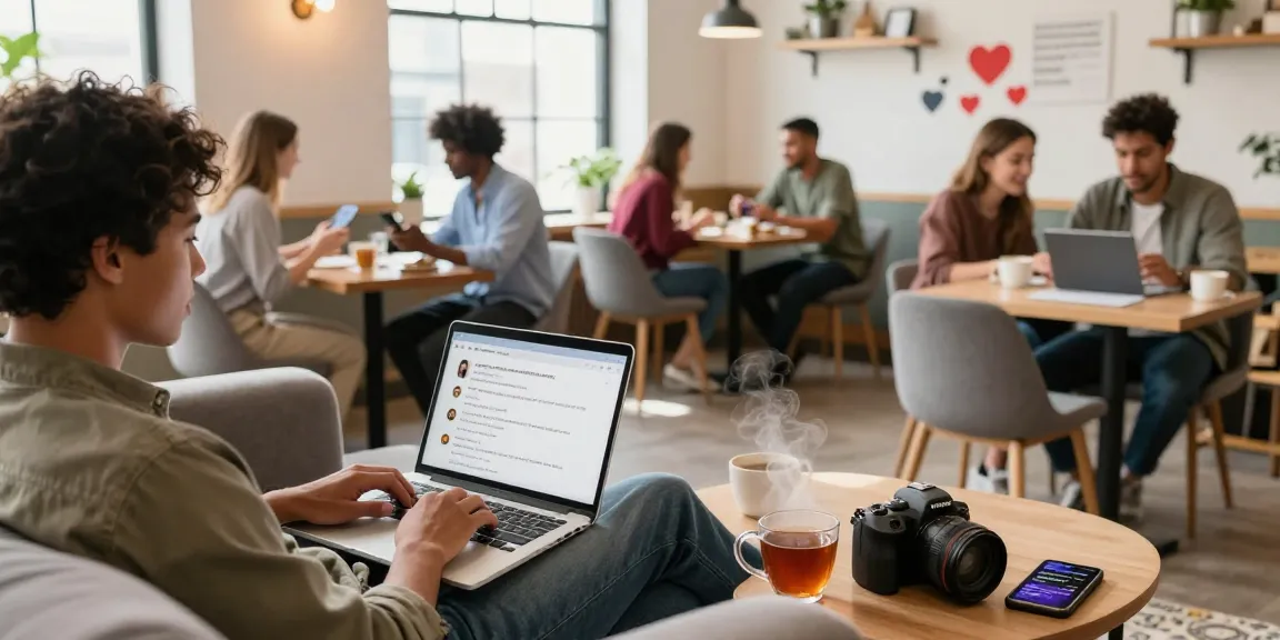 Engaging online dating activities on f168.com in cozy settings highlighting diverse individuals connecting through virtual conversations.