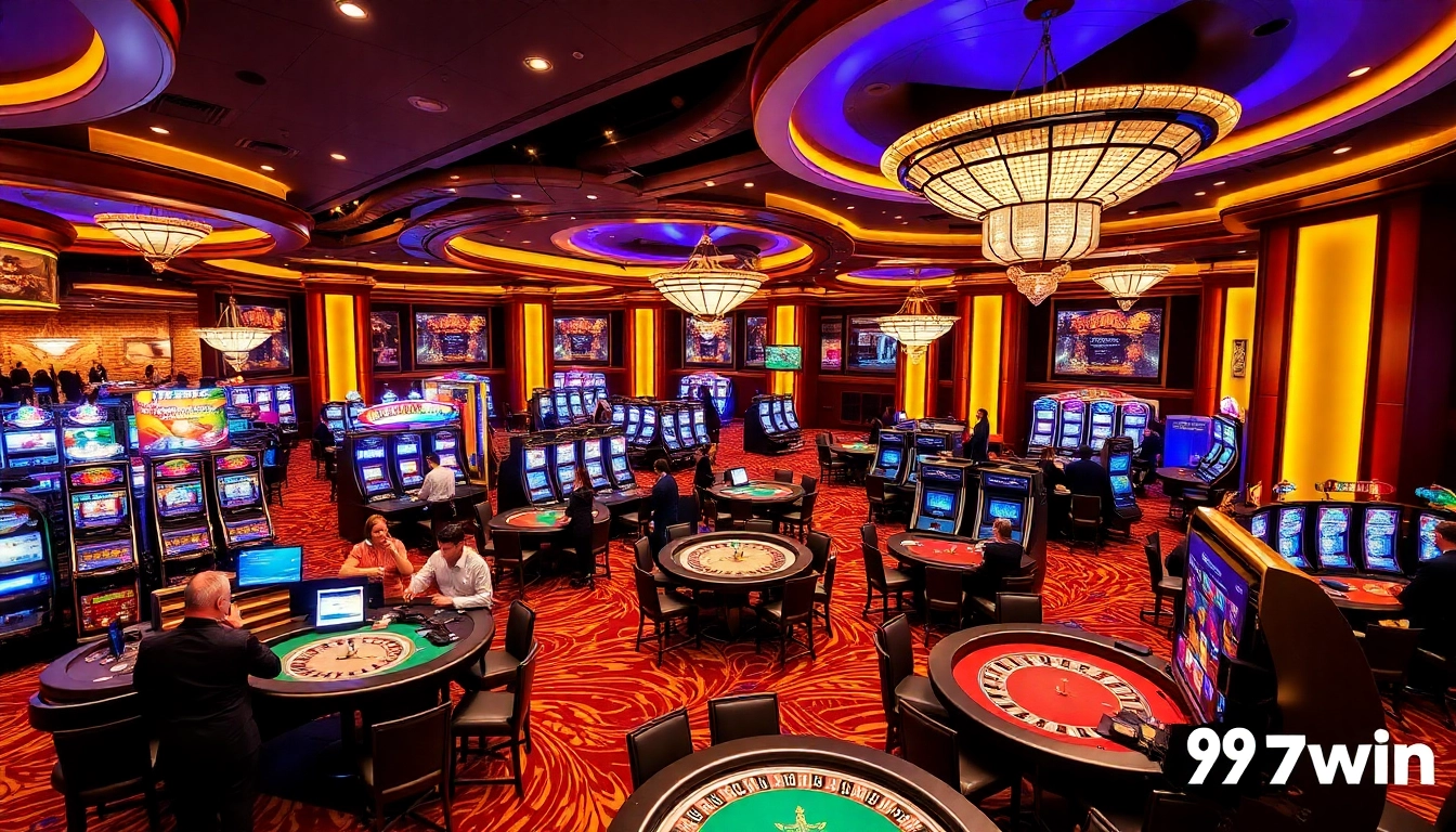 Engaging players at 79win's luxurious casino with vibrant tables and thrilling games.