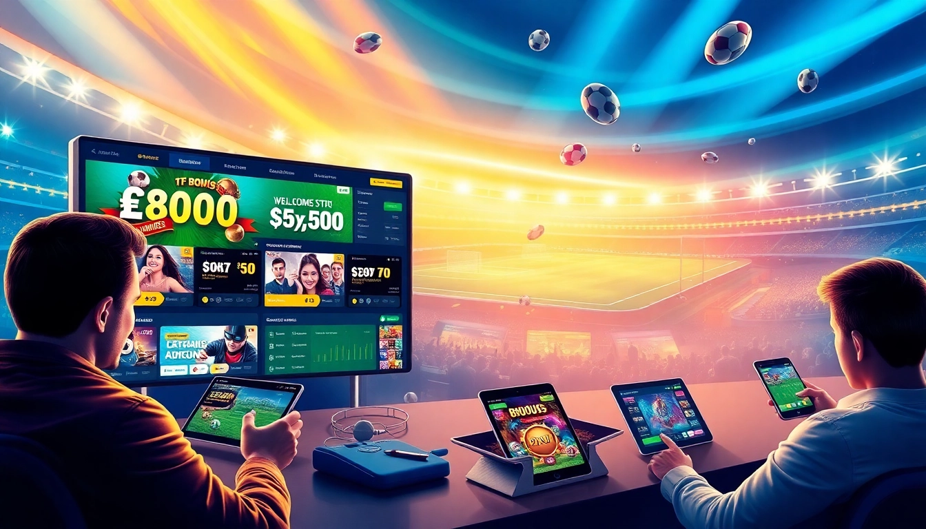 Dynamic interface of a nhà cái uy tín showcasing engaging promotions and user-friendly design.