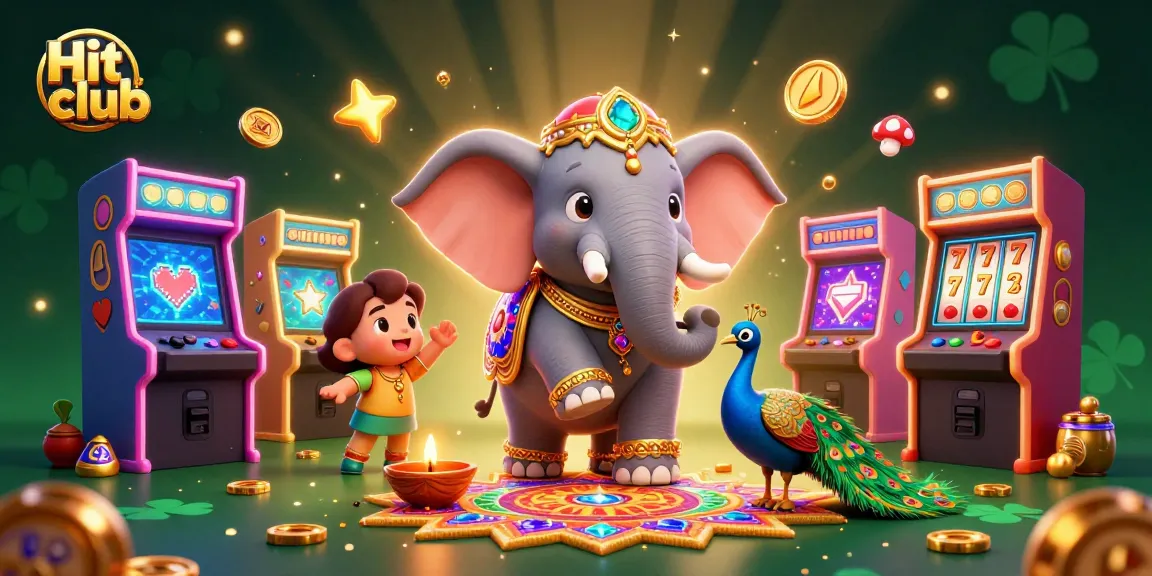 Engage in Hit club excitement while winning at colorful 3D slots with vibrant designs and festive elements.