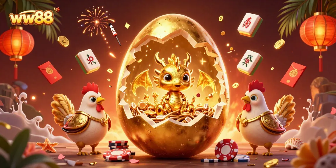 ww88 players enjoy stunning gold-themed casino games amidst vibrant elements.