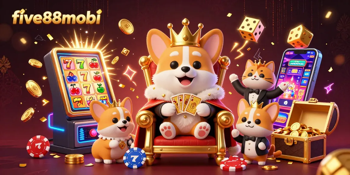 Experience thrilling wins at five88mobi with a magical 3D casino scene full of excitement.
