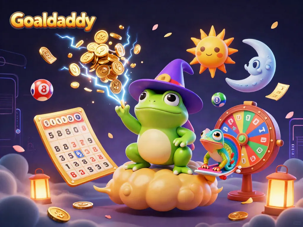 Goaldaddy showcases a vibrant storm of golden coins with betting elements that create excitement for gamblers.