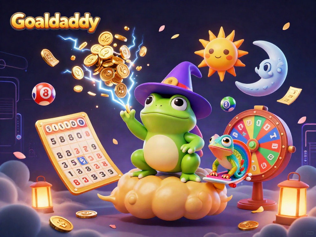 Goaldaddy showcases a vibrant storm of golden coins with betting elements that create excitement for gamblers.