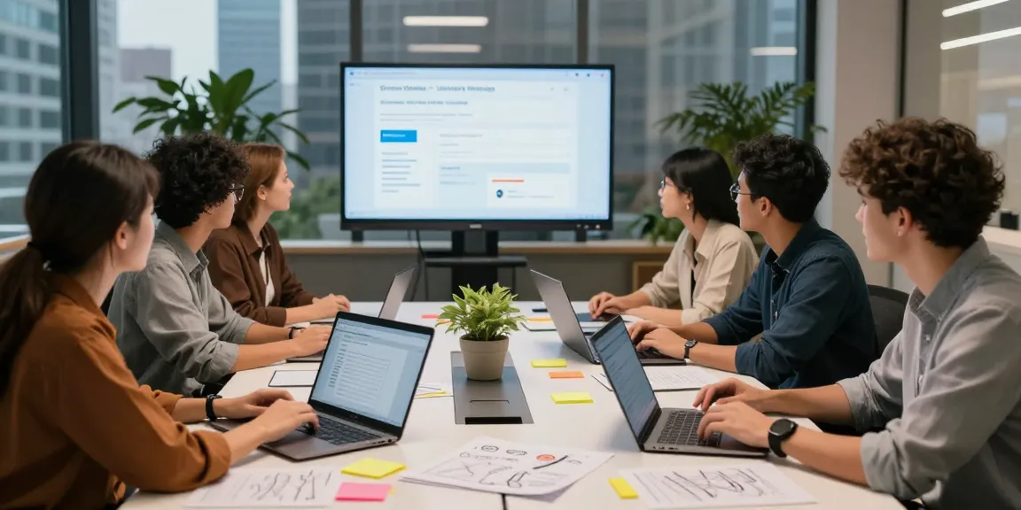 Download Telegram in a modern collaborative workspace with professionals discussing messaging features.