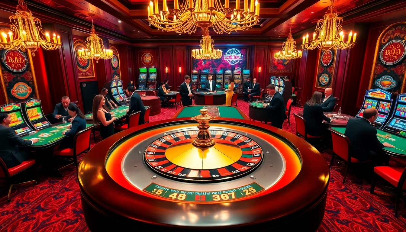 Engage with luxury casino gameplay at https://debet66.com/ featuring roulette and poker tables.