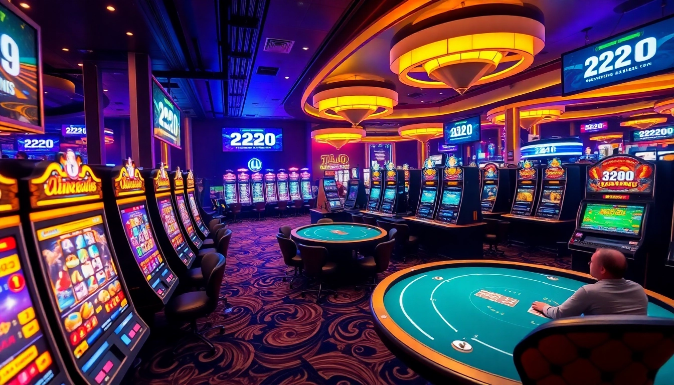 Experience enhanced gaming with 222O's vibrant online platform featuring live dealers and exciting promotions.