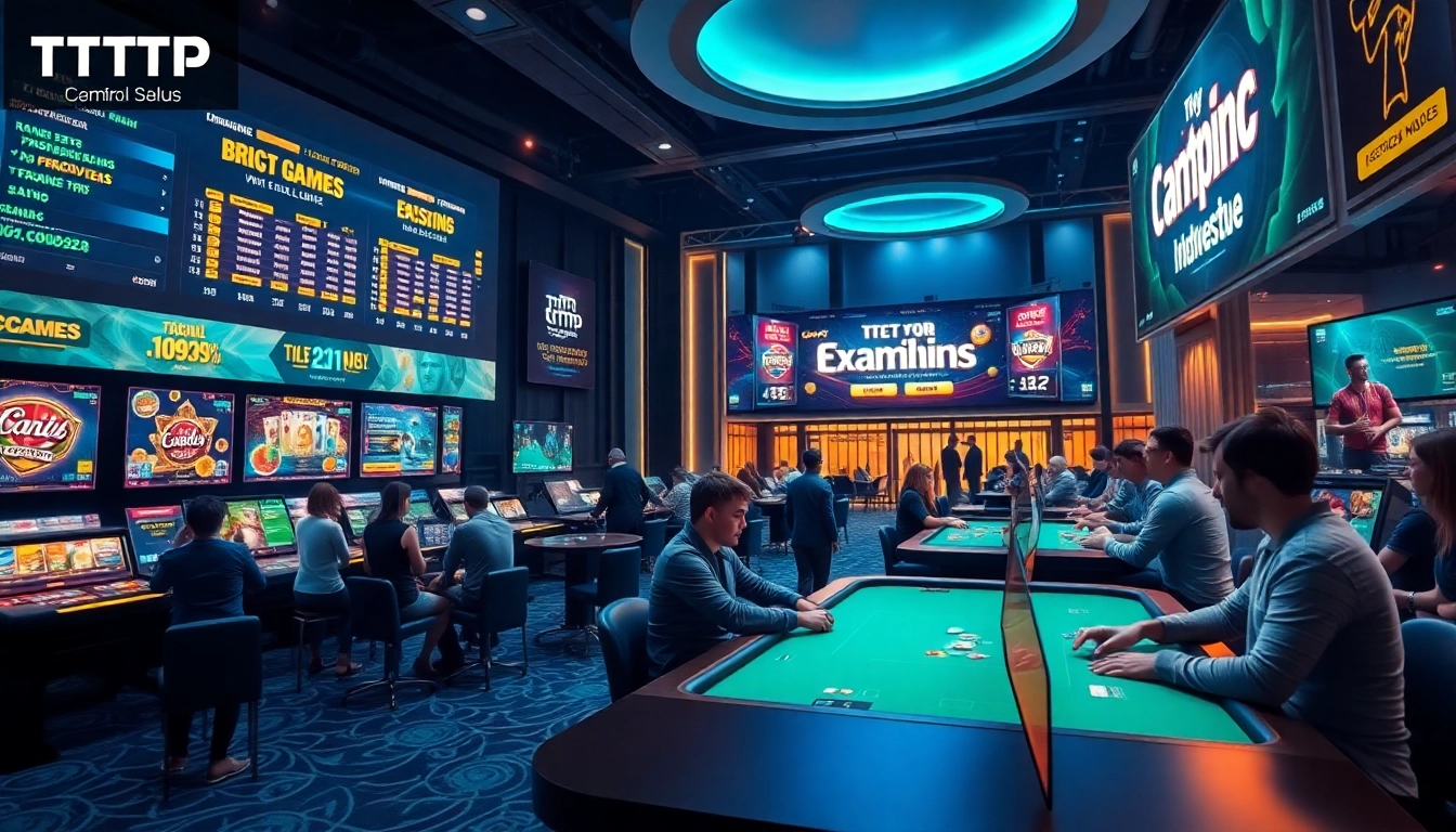 TTPTP online gambling platform showcasing diverse games and user-friendly interface.