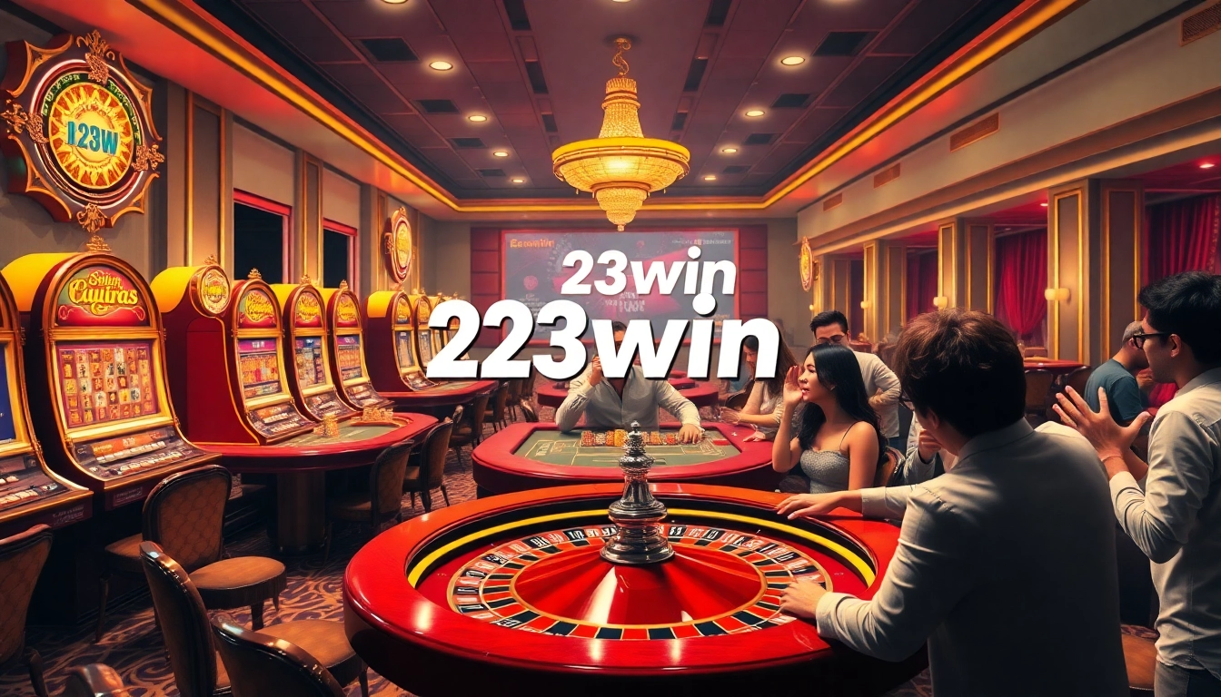 Experience the thrill of winning at 23win, featuring dynamic casino games and luxurious setups.