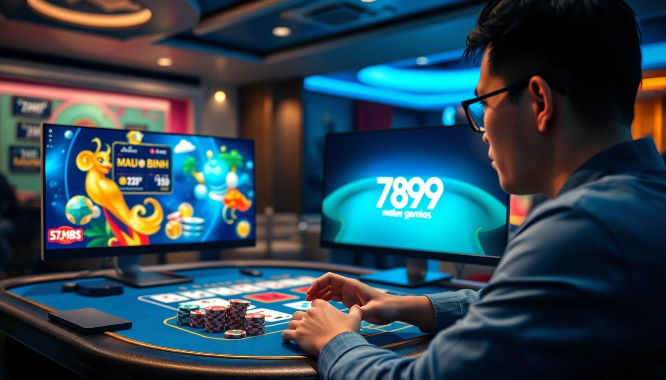 Exciting gaming experience at 789club featuring dynamic Mậu Binh gameplay.