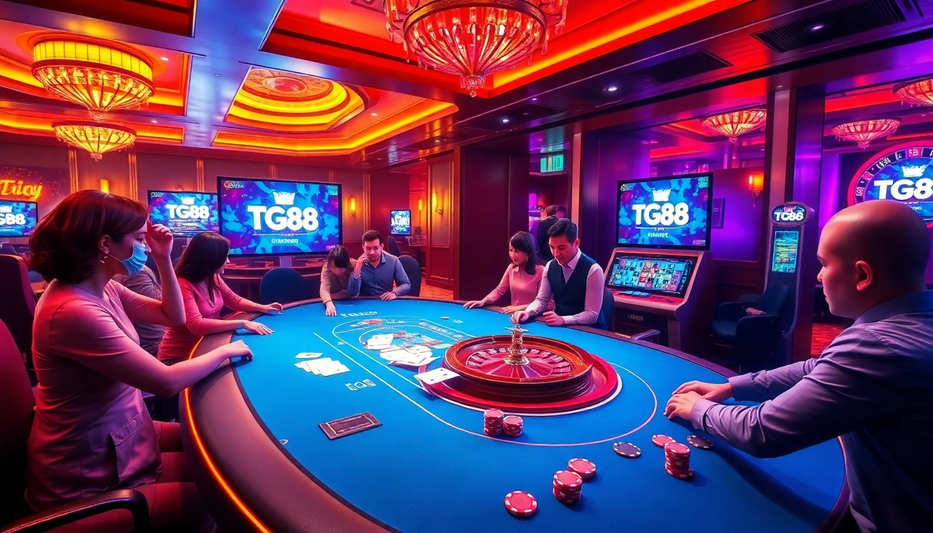 Experience the excitement of TG88 đăng nhập with immersive casino gameplay and vibrant gaming elements.