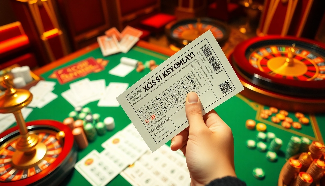 Xổ số hôm nay brings thrilling lottery excitement with winning tickets and casino atmosphere.