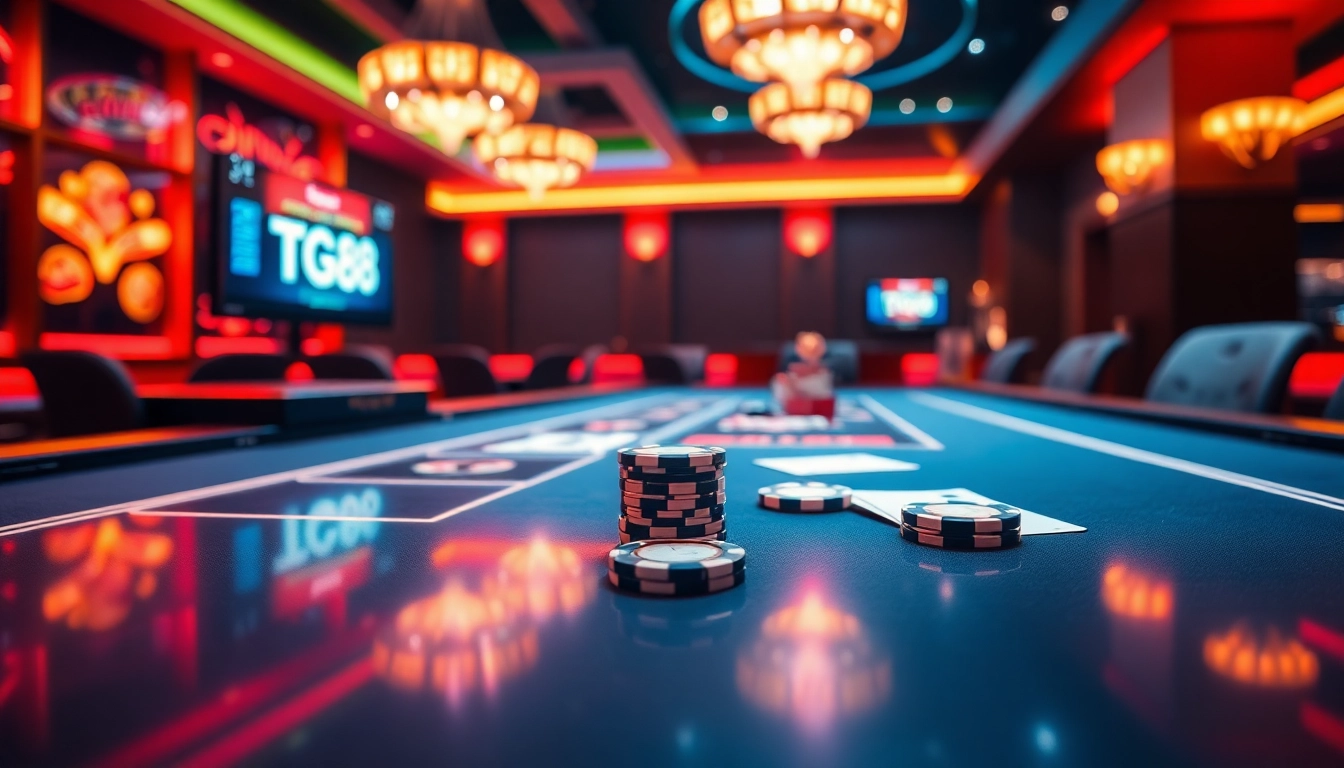 Experience the thrill of TG88 đăng nhập as players engage with premium casino games.