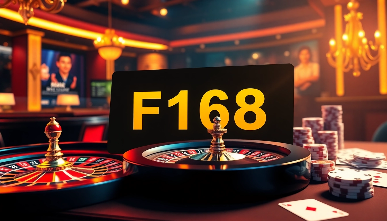 Play a thrilling game at F168 online casino with vibrant tables and engaging gameplay.