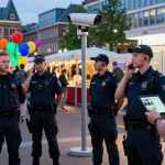 security team ensuring safety at an event in Den Haag, showcasing beveiliging den haag in action